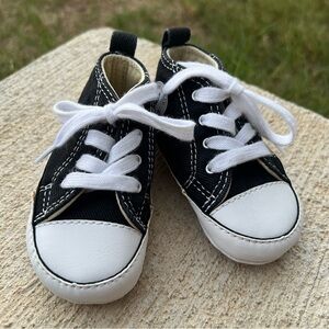 Converse Black and White Baby Sneakers